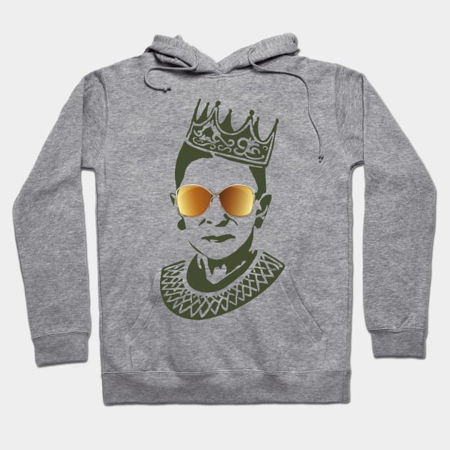 ruth bader ginsburg Hoodie by Happy as I travel